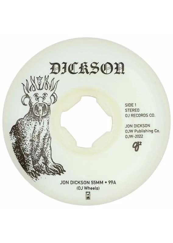 OJ Wheels Jon Dickson Hi-fi Original 99A Skateboard Wheels sold by Prfo