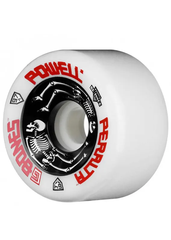 Powell Peralta G-Bones White 97A Skateboard Wheels sold by Prfo