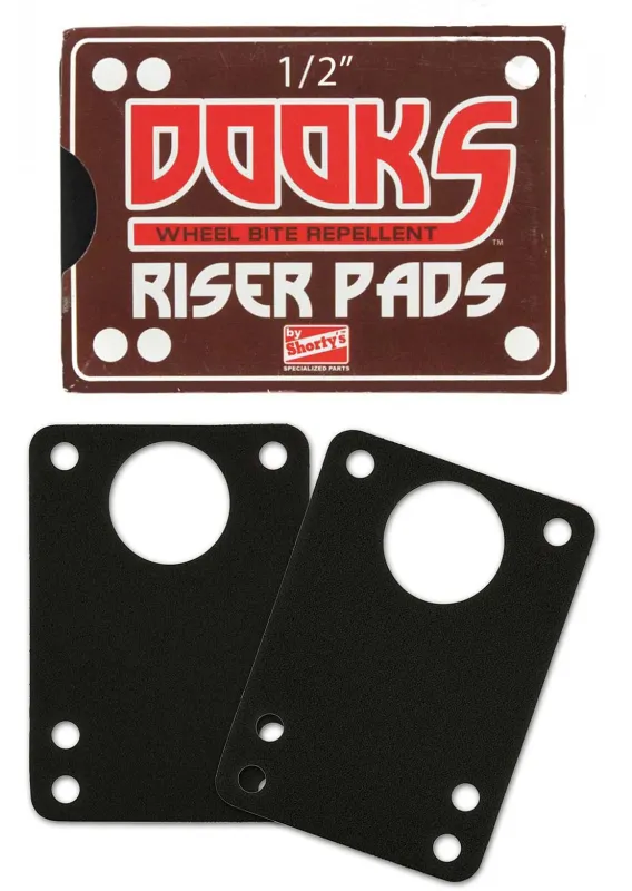 Shorty's Dooks 1/2" Plastic Skateboard Risers sold by Prfo