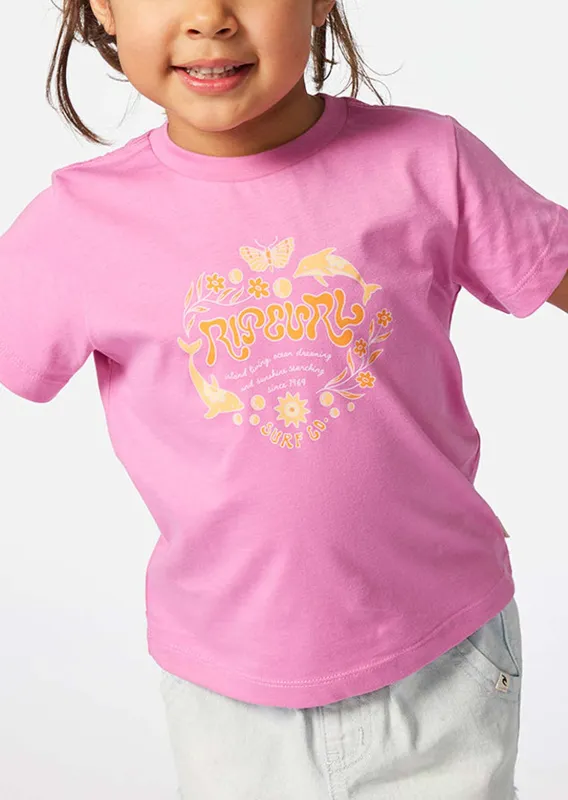 Rip Curl Junior Rainbow Logo/Desto T-shirt sold by Prfo