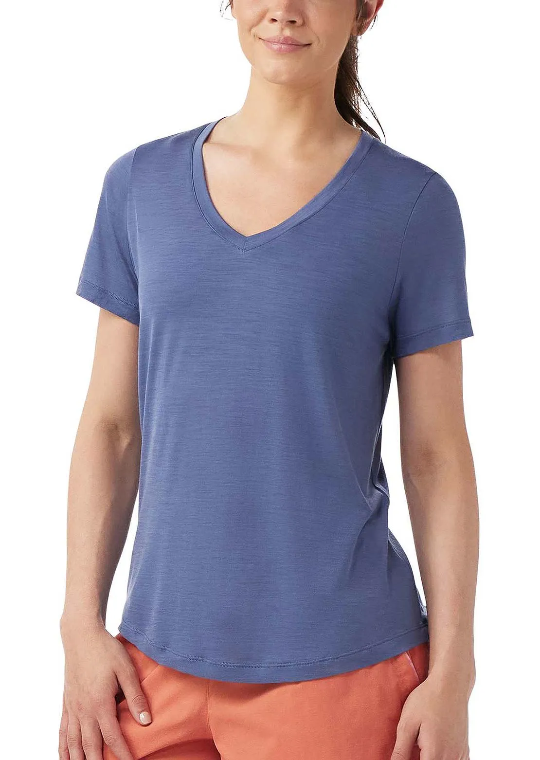 Smartwool Women's Active Ultralite V-Neck T-shirt sold by Prfo product image thumbnail 2