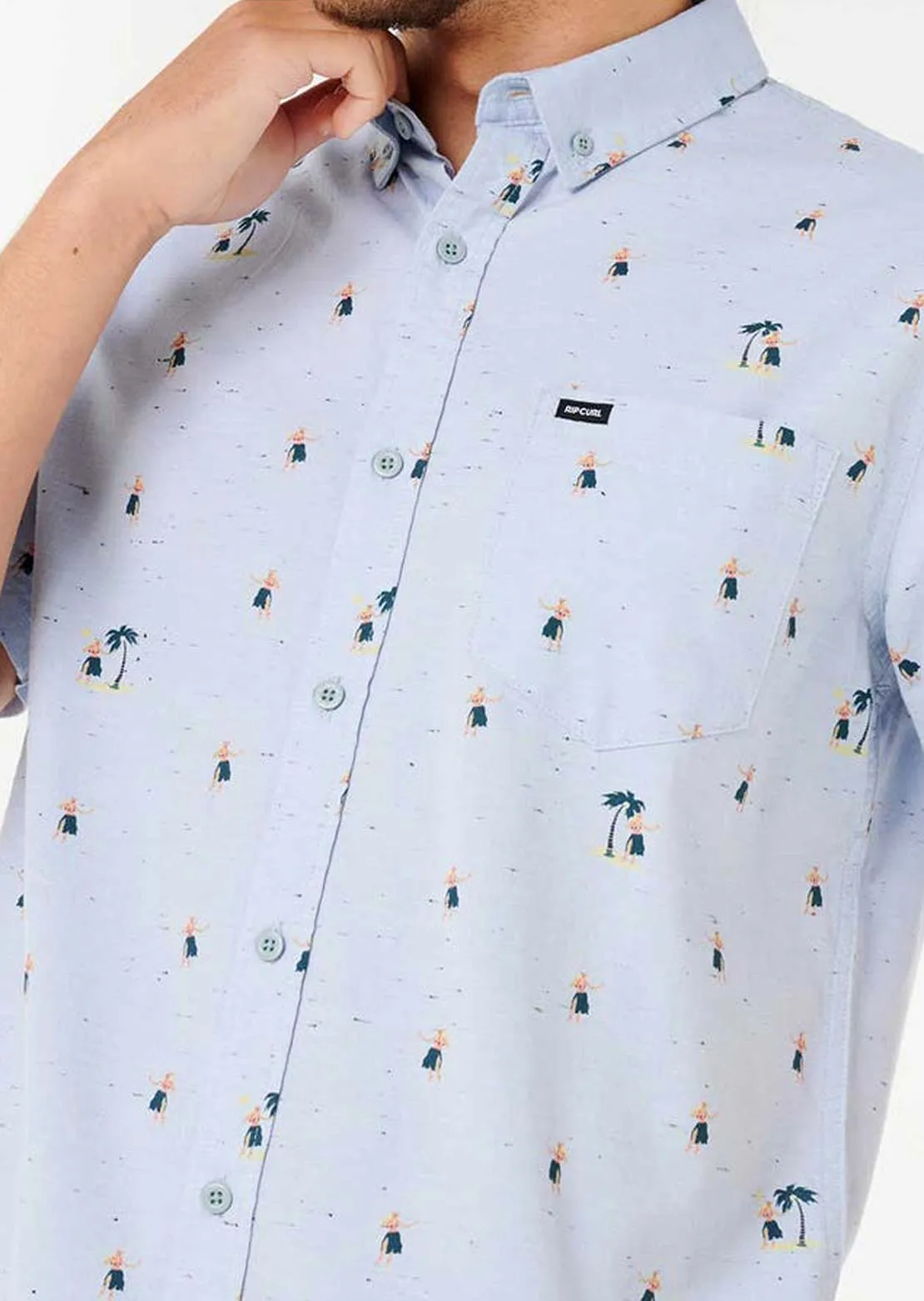 Rip Curl Men's Hula Breach Button Up Shirt sold by Prfo product image thumbnail 5