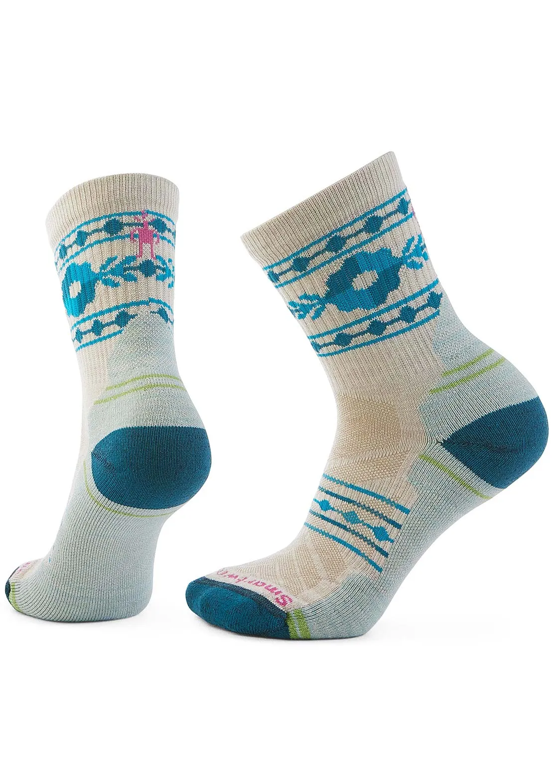 Smartwool Women's Hike Light Cushion Retro Floral Mid Crew Socks sold by Prfo