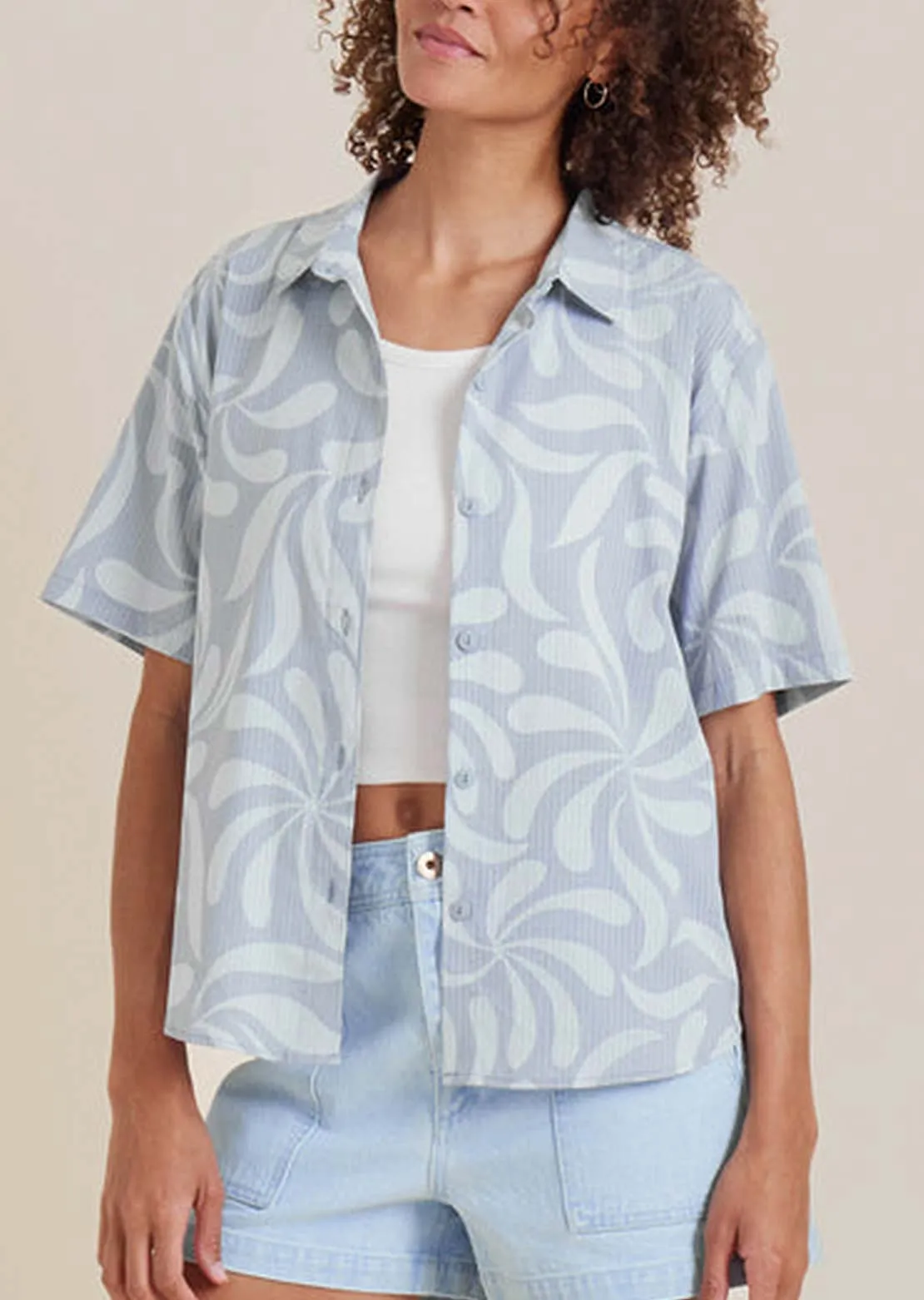 Roark Women's Bless Up Button Up Shirts sold by Prfo