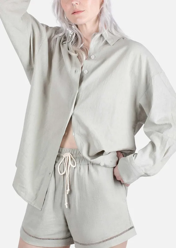 Jetty Women's Atlantis Oversized Button Up Shirt sold by Prfo