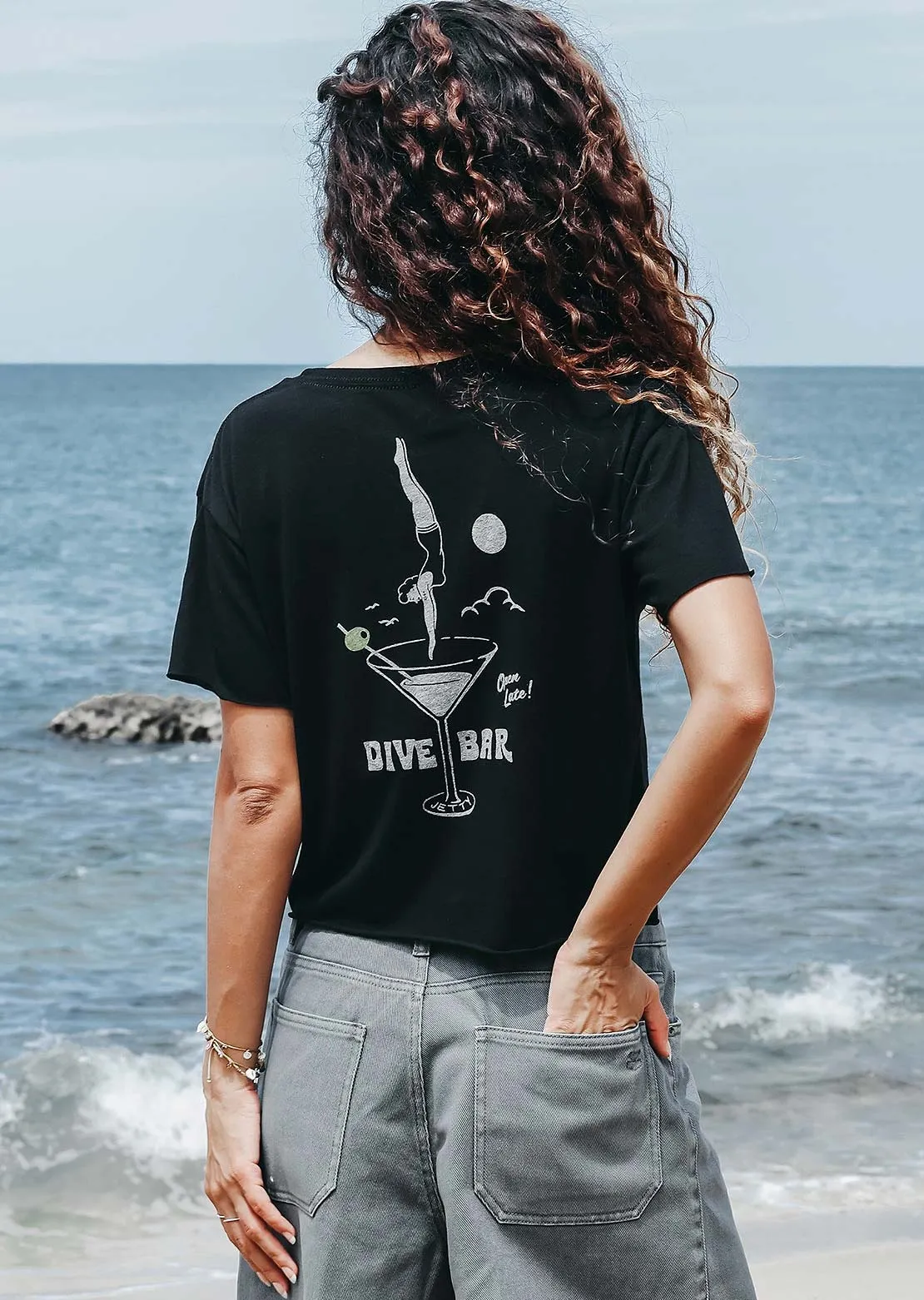 Jetty Women's Dive Bar T-Shirt sold by Prfo product image thumbnail 3