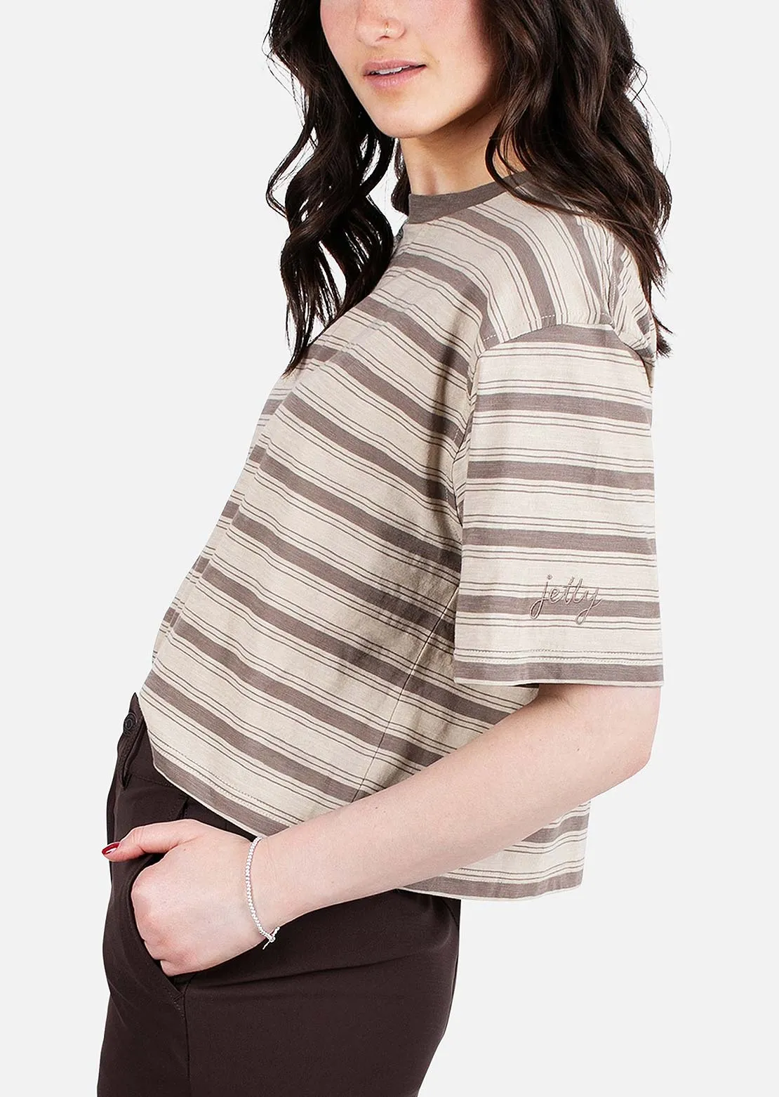 Jetty Women's Avalon Striped T-Shirt sold by Prfo product image thumbnail 2