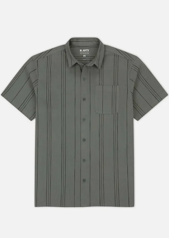 Jetty Men's Breeze Striped Button Up Shirts sold by Prfo