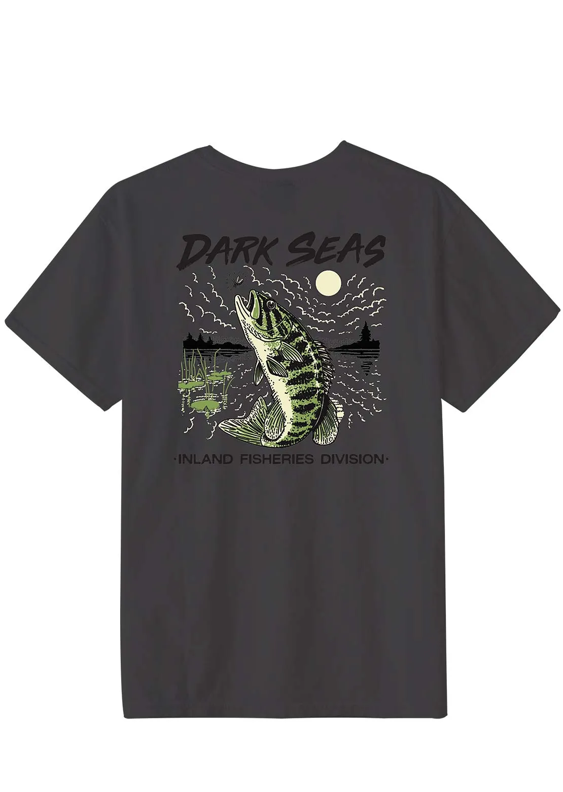 Dark Seas Men's Small Mouth Pigment T-Shirt sold by Prfo product image thumbnail 2
