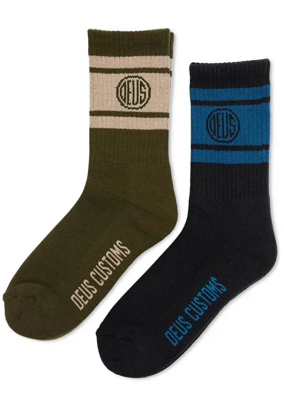 Deus Men's Pill Logo Socks sold by Prfo
