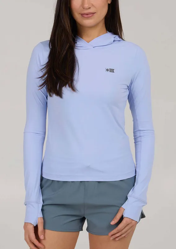 Salty Crew Women's Alpha Hooded Rashguard sold by Prfo