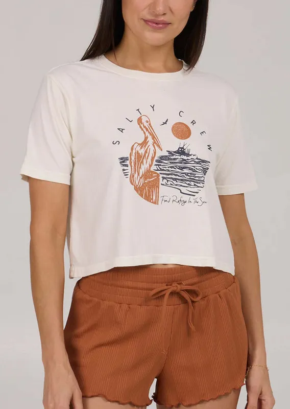 Salty Crew Women's Ashore Crop T-Shirt sold by Prfo