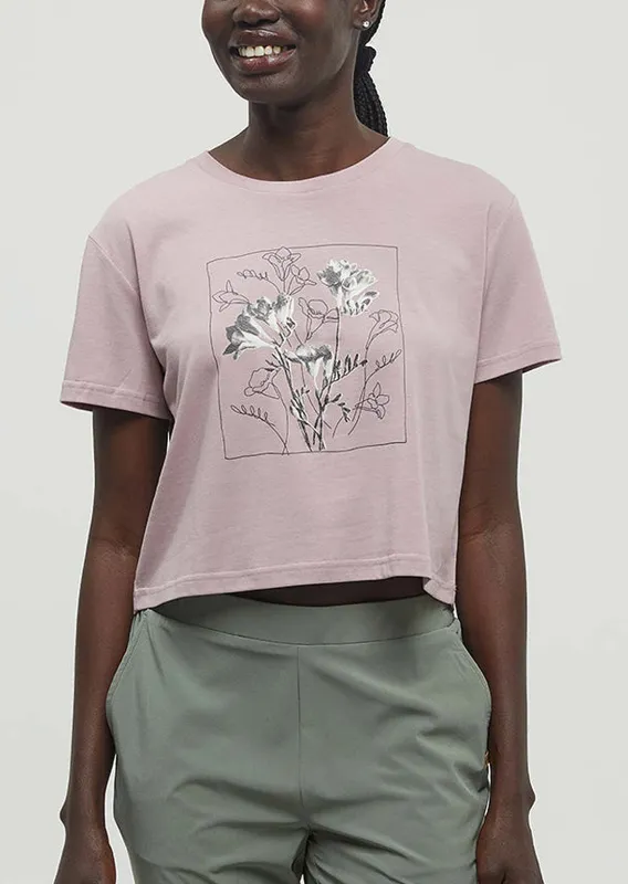 Tentree Women's Floral Crop T-Shirt sold by Prfo