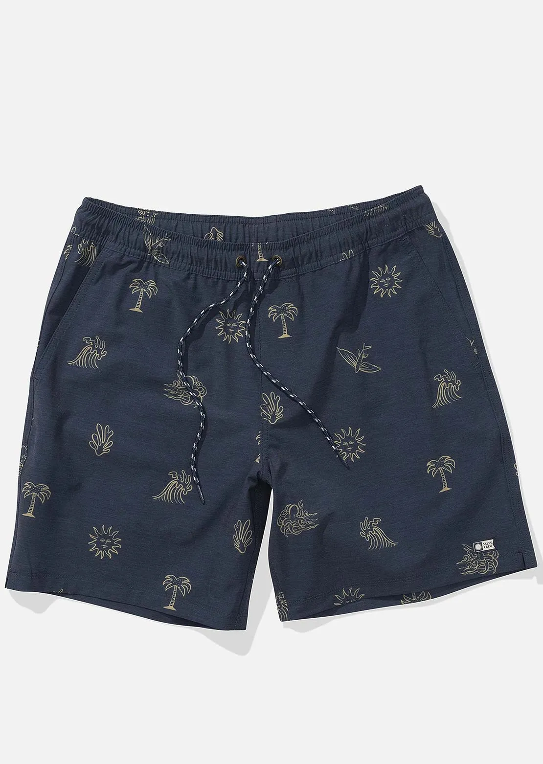 Salty Crew Men's Good Vibes Volley Shorts sold by Prfo