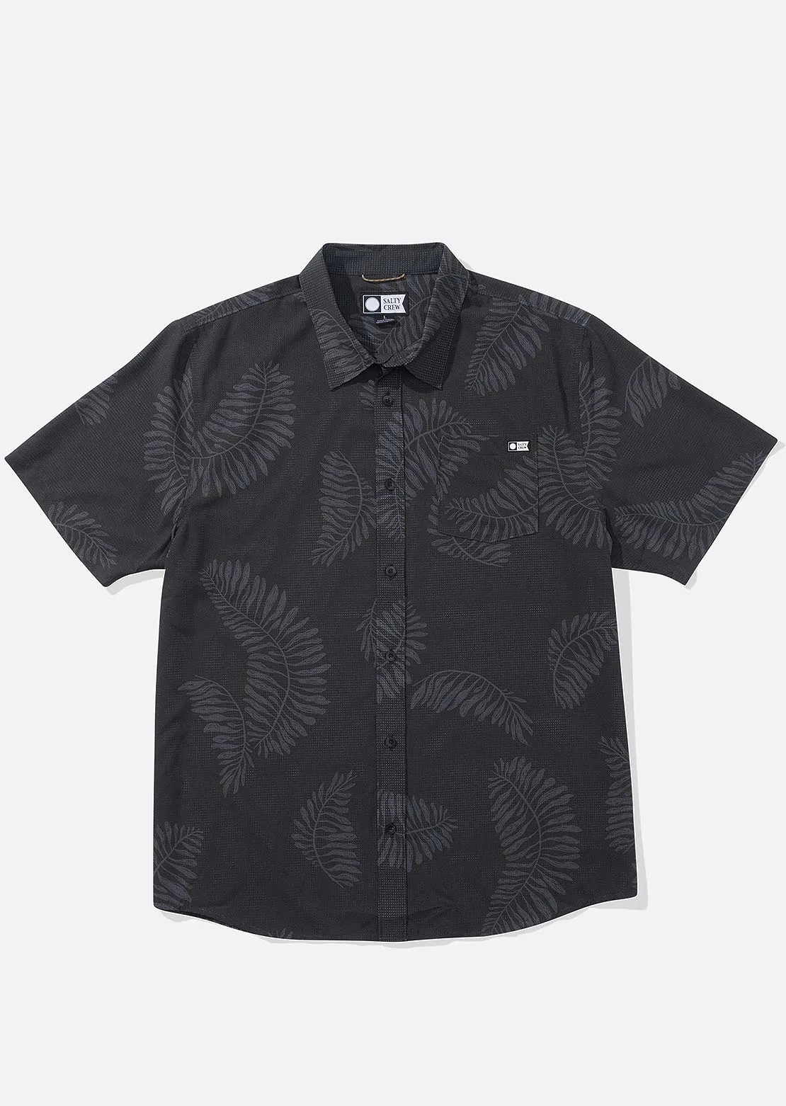 Salty Crew Men's Stringer Perf Tech Woven Button Up Shirt sold by Prfo