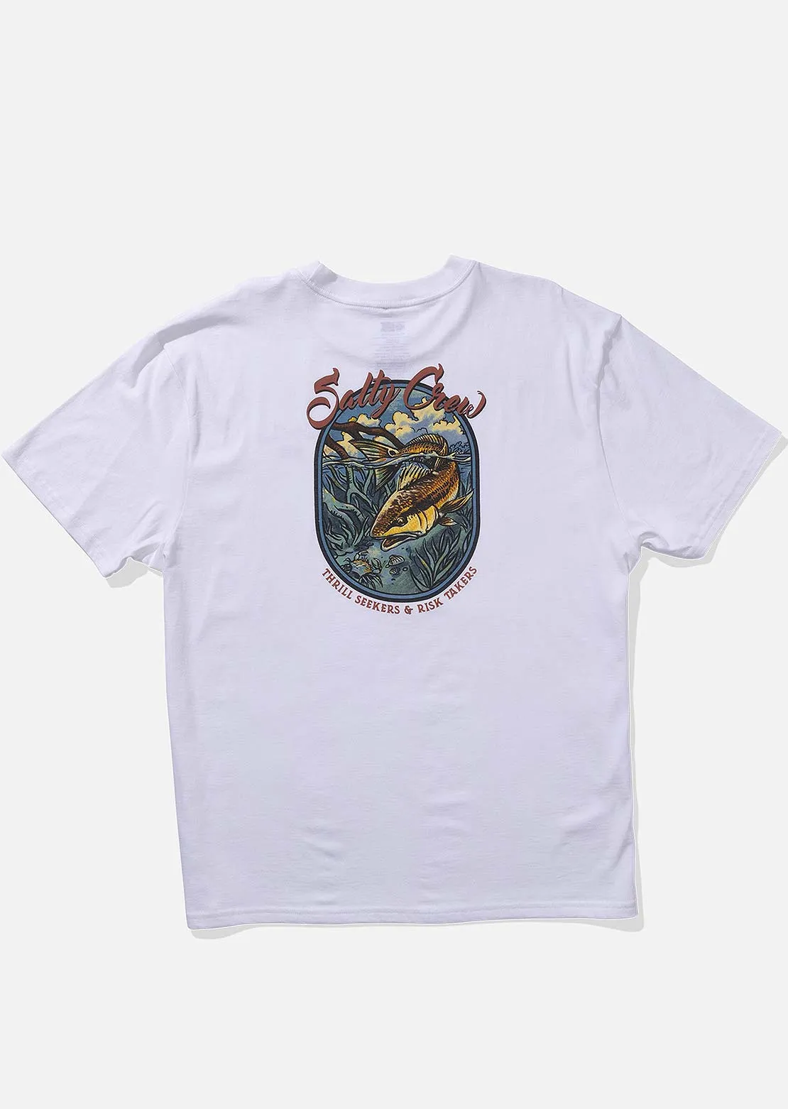 Salty Crew Men's Red Fish Classic T-Shirt sold by Prfo product image thumbnail 2
