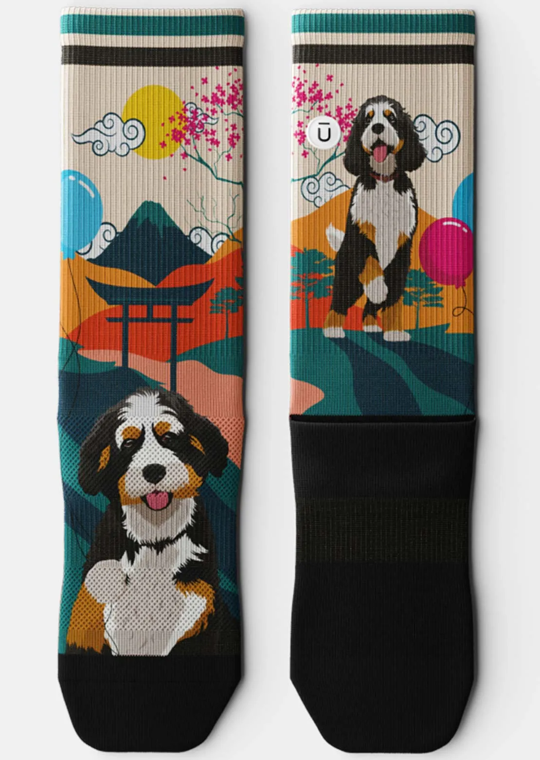 Outway Bernedoodle Crew Socks sold by Prfo