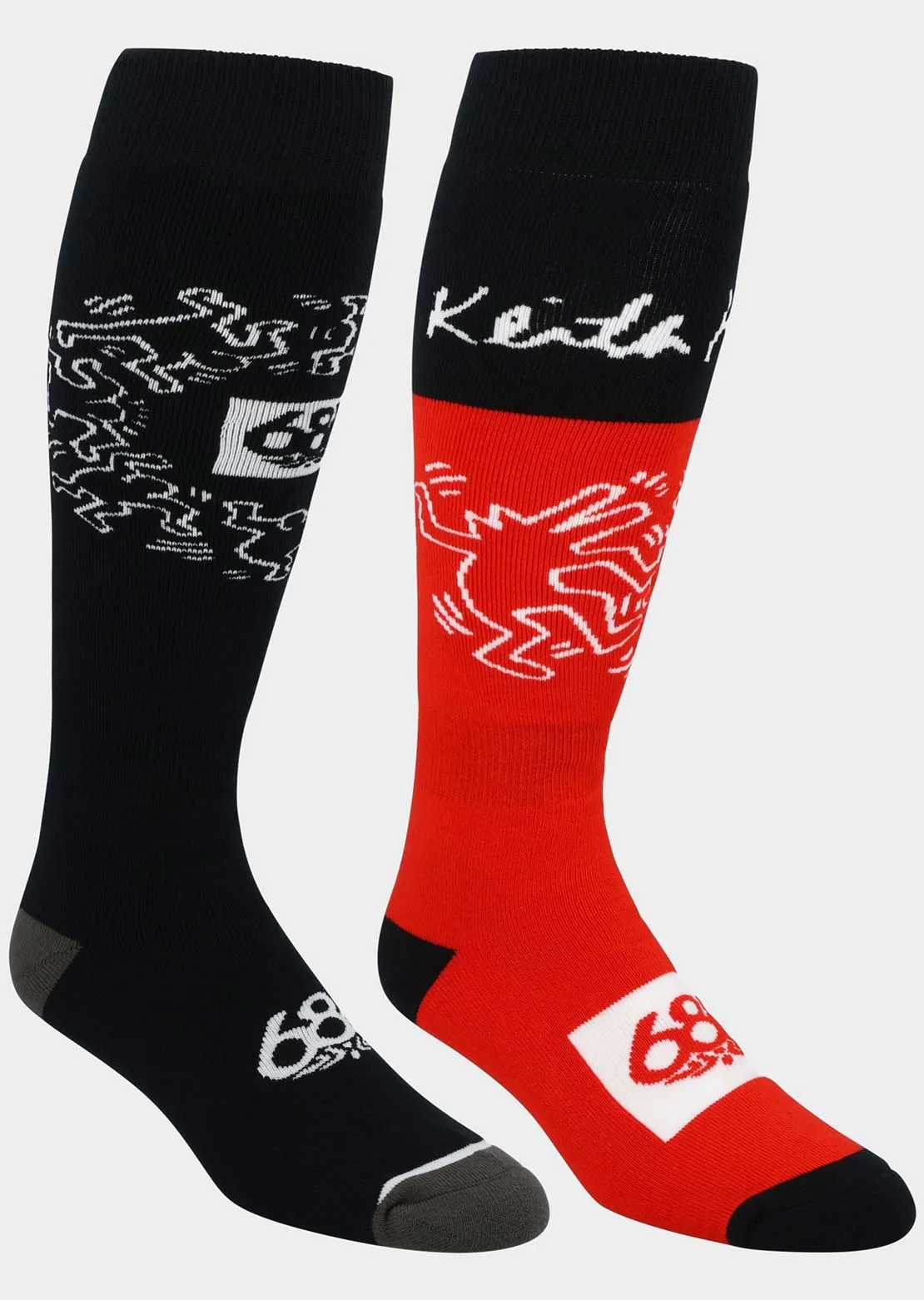 686 Men's Keith Haring Socks - 2 Pack sold by Prfo