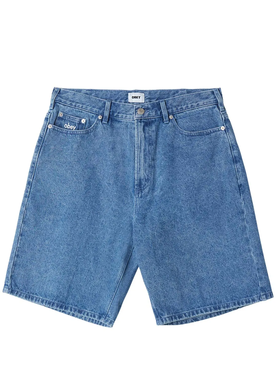 Obey Men's Bigwig Baggy Denim Shorts sold by Prfo