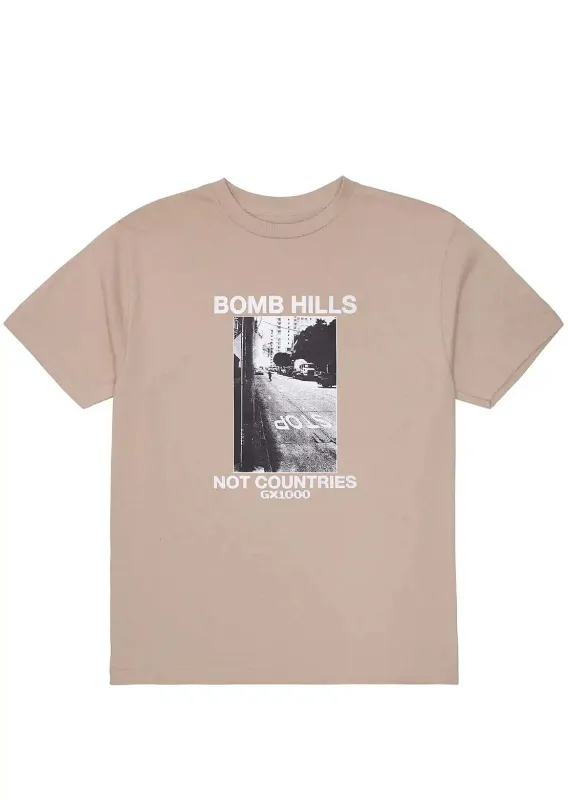 GX1000 Bomb Hills Not Countries T-Shirt made by Prfo