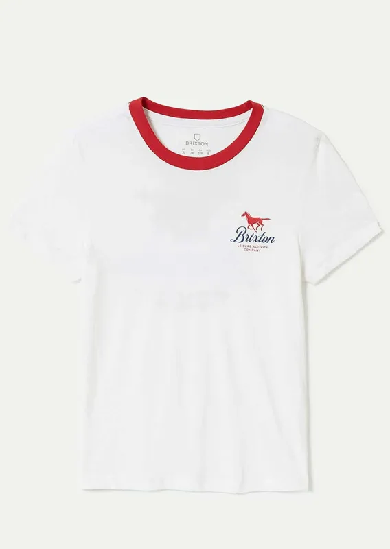 Brixton Women's Leisure Activity Fitted Crew T-Shirt sold by Prfo