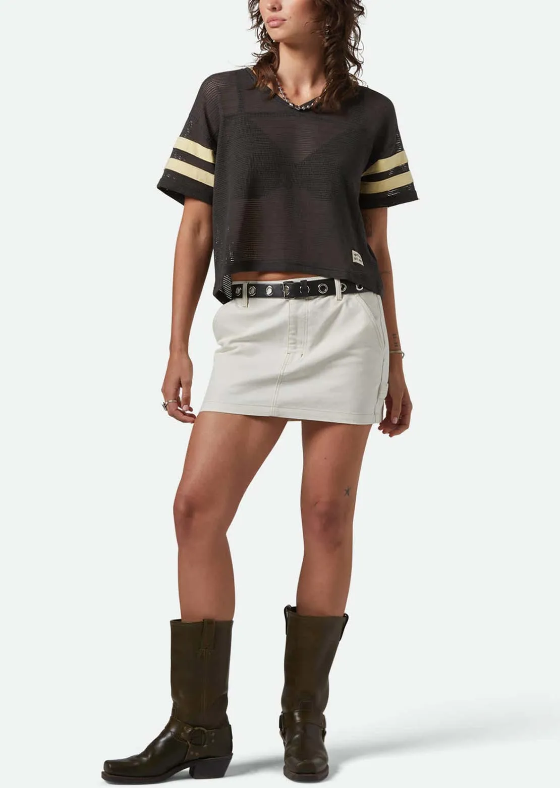 Brixton Women's Essex Painter Mini Skirt sold by Prfo product image thumbnail 4