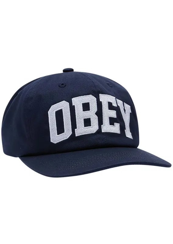 Obey Men's Collegiate 6 Panel Strapback sold by Prfo
