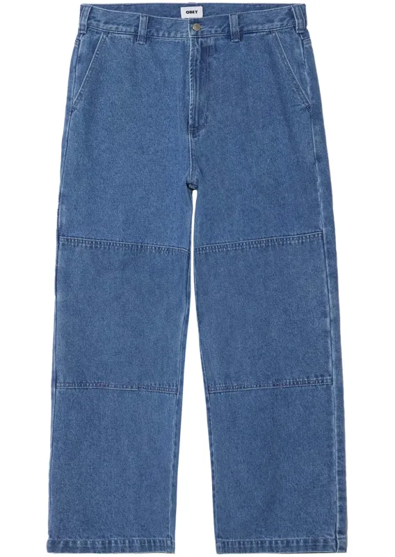 Obey Men's Bigwig Double Knee Worker Denim Pant sold by Prfo