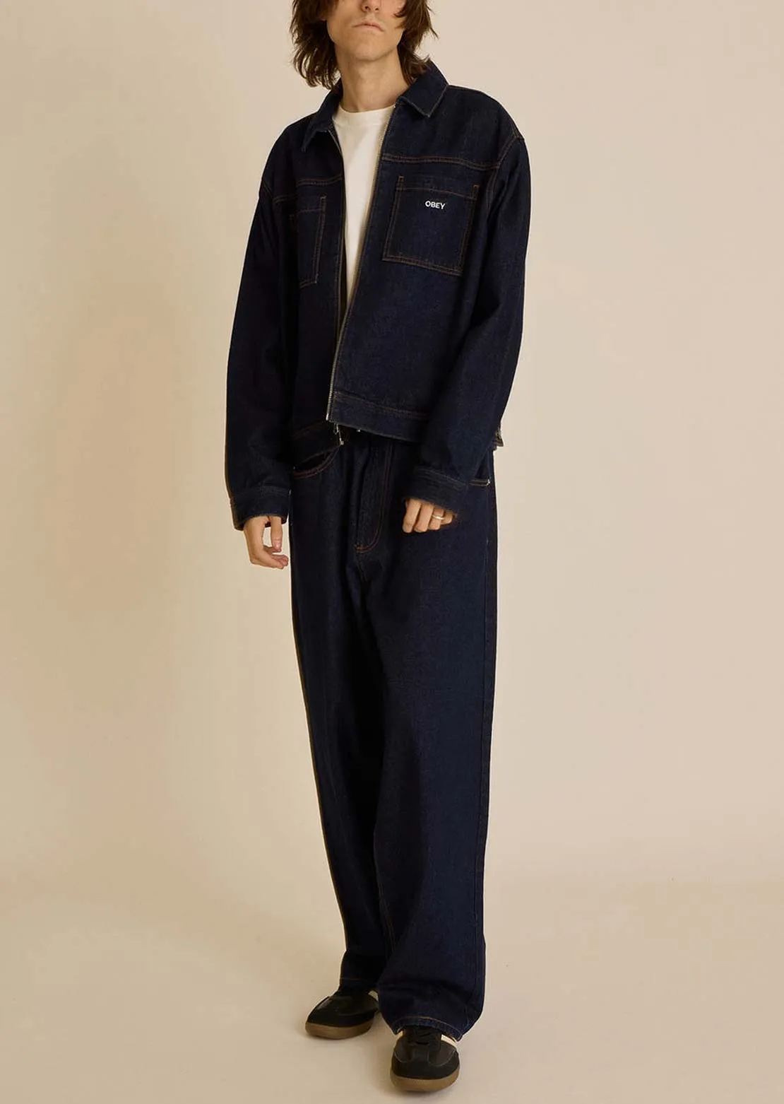 Obey Men's Icon Hardwork Zip Up Jacket sold by Prfo product image thumbnail 3