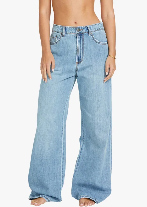 Billabong Women's Washed By The Sun Denim Pants sold by Prfo