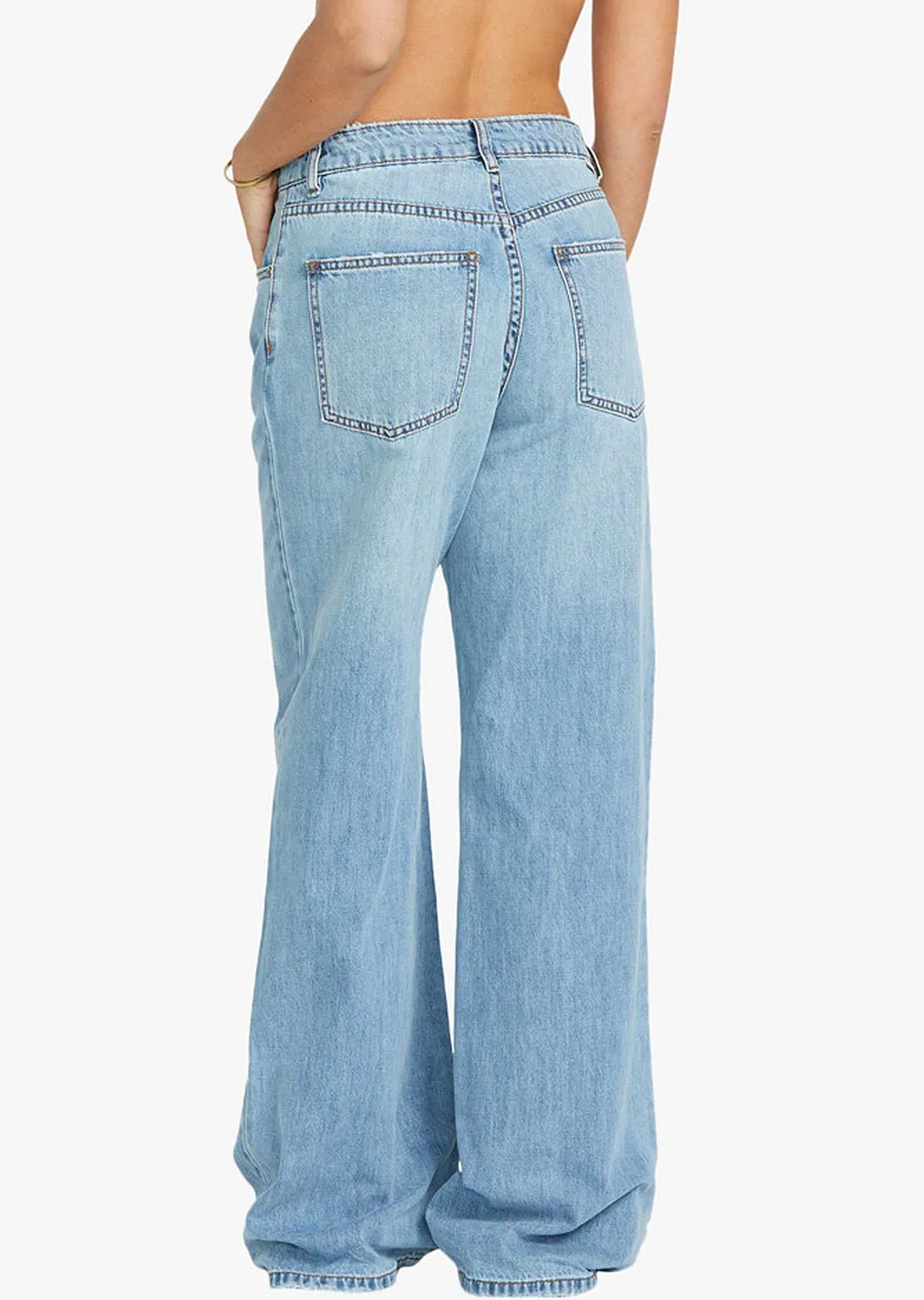 Billabong Women's Washed By The Sun Denim Pants sold by Prfo product image thumbnail 3