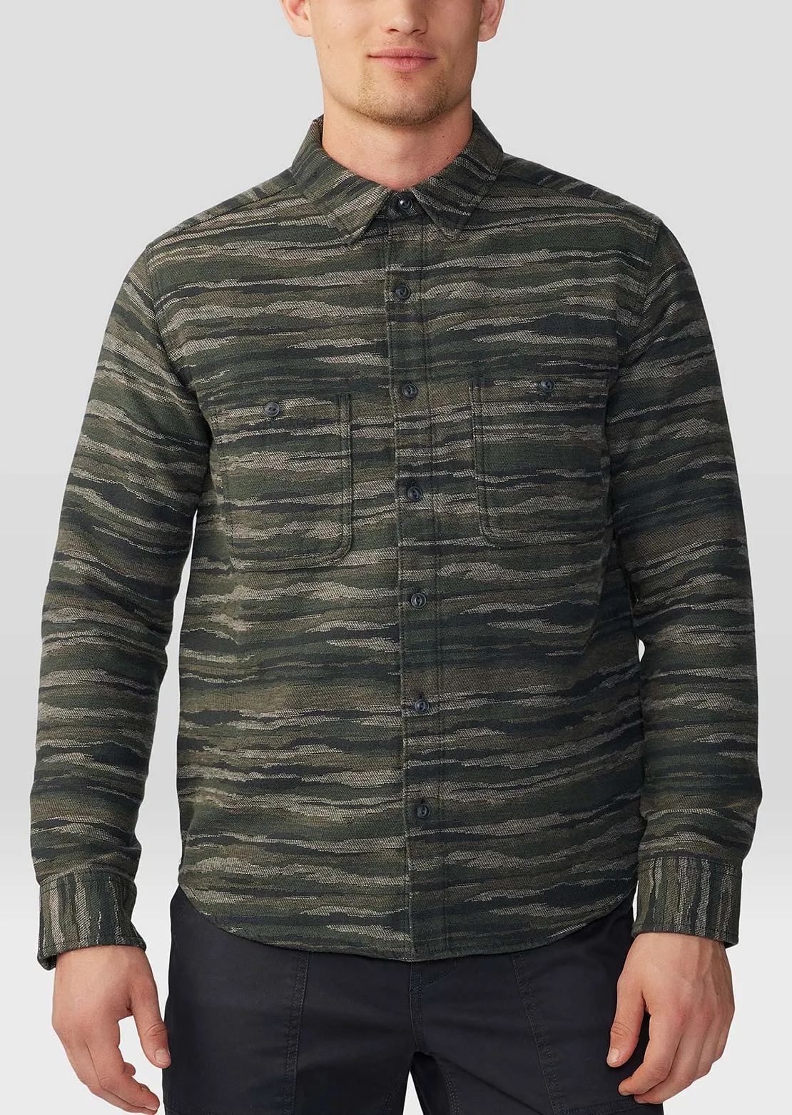 Mountain Hardwear Men's Granite Peak Long Sleeve Flannel Button Up Shirt sold by Prfo