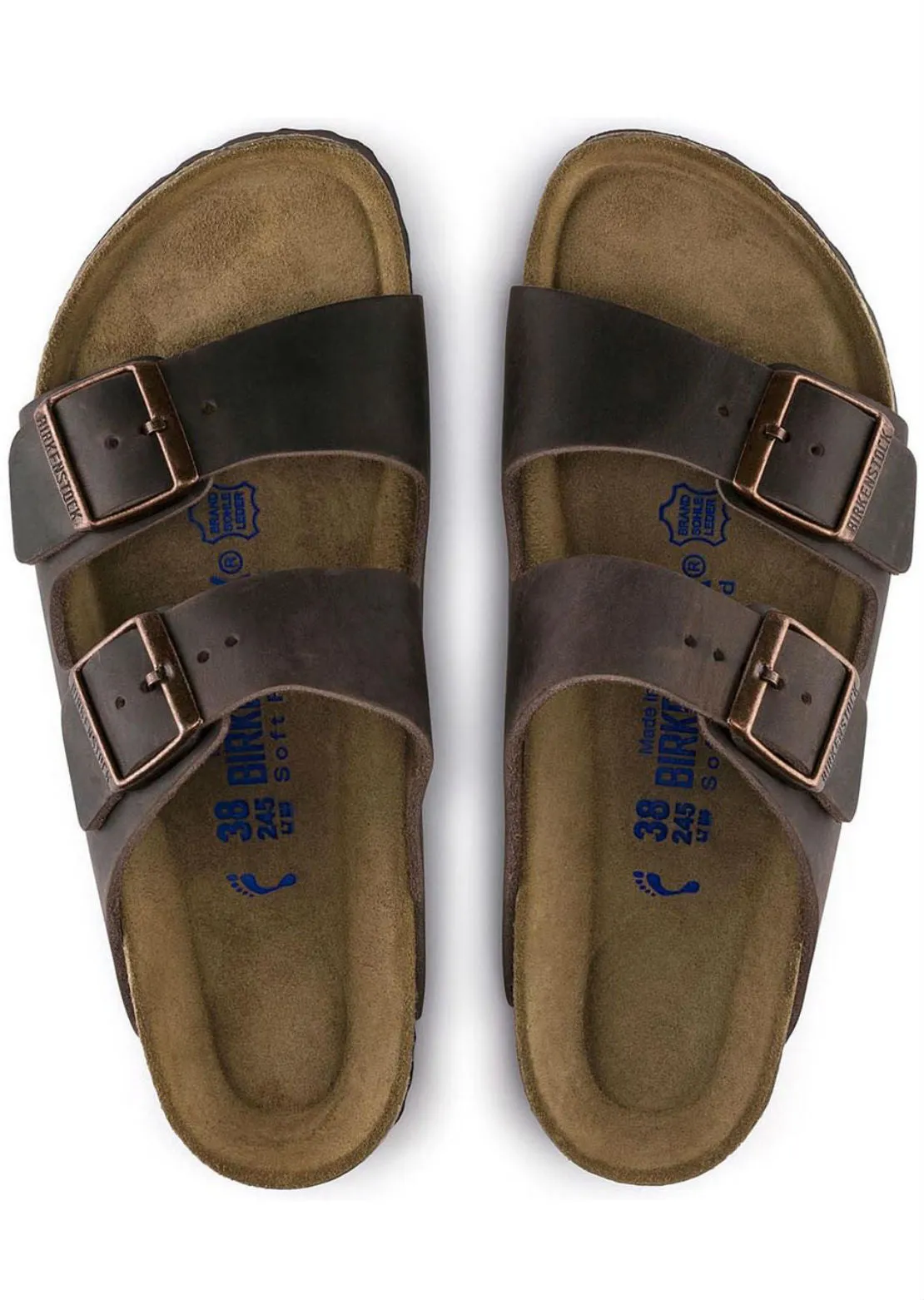 Birkenstock Unisex Arizona Soft Oiled Leather Sandals sold by Prfo product image thumbnail 4