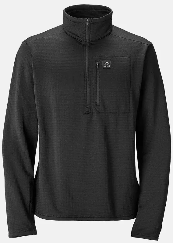 Jones Men's Flagship Rec Grid 1/2 Zip Jacket sold by Prfo