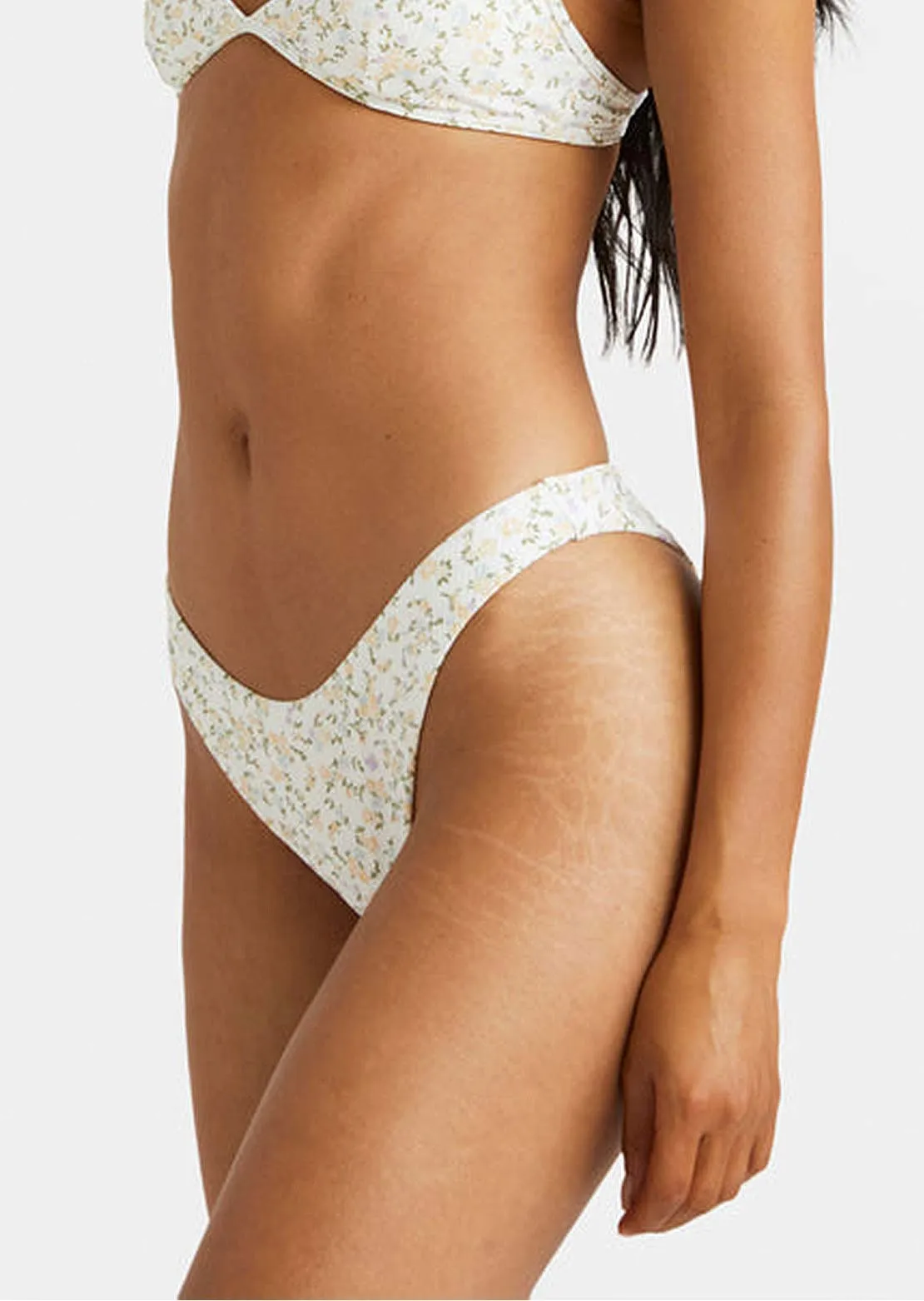 RVCA Women's Ditsy Rib Medium French Bikini Bottom sold by Prfo product image thumbnail 2