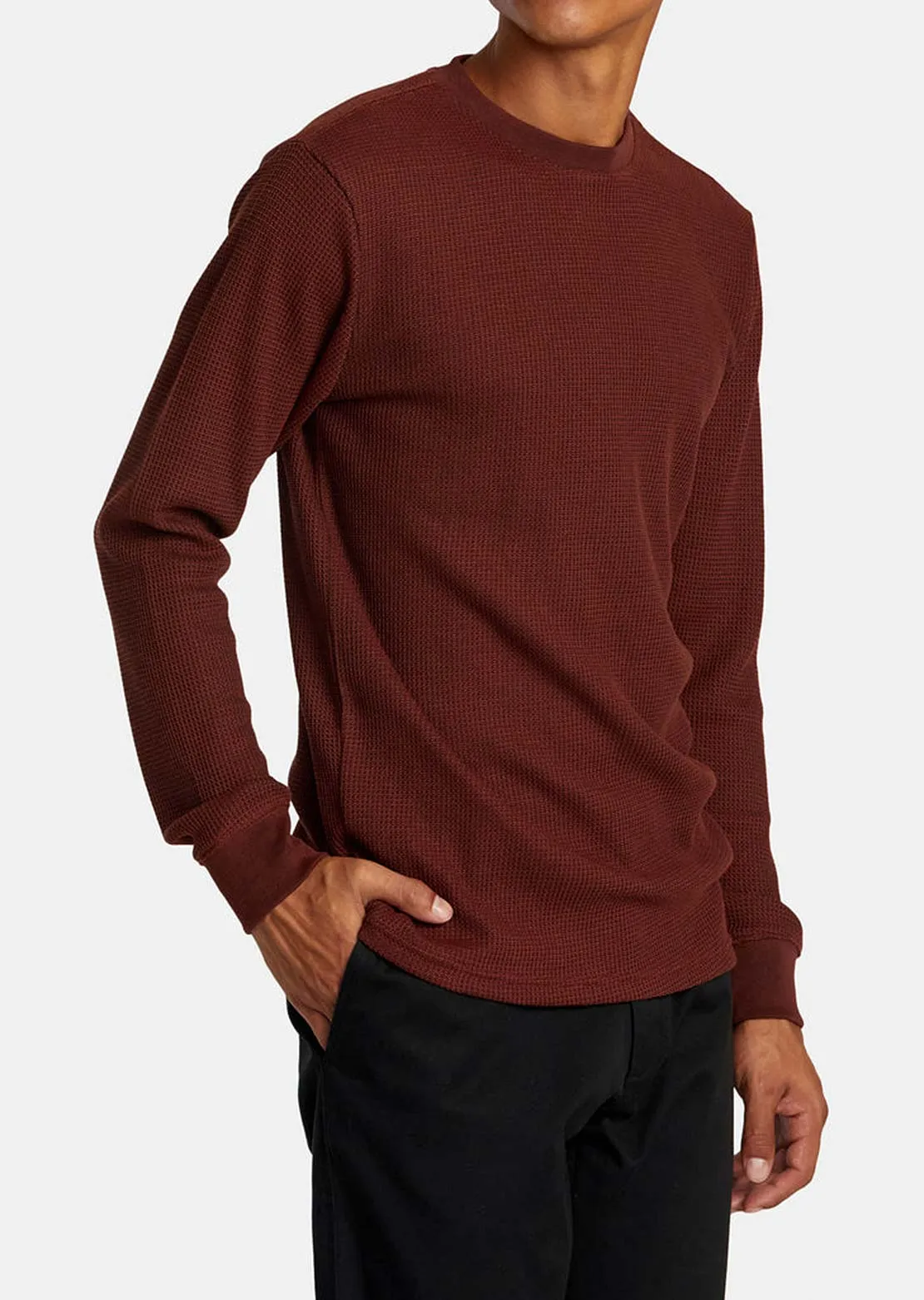 RVCA Men's Dayshift Thermal Ls Long Sleeve sold by Prfo product image thumbnail 3