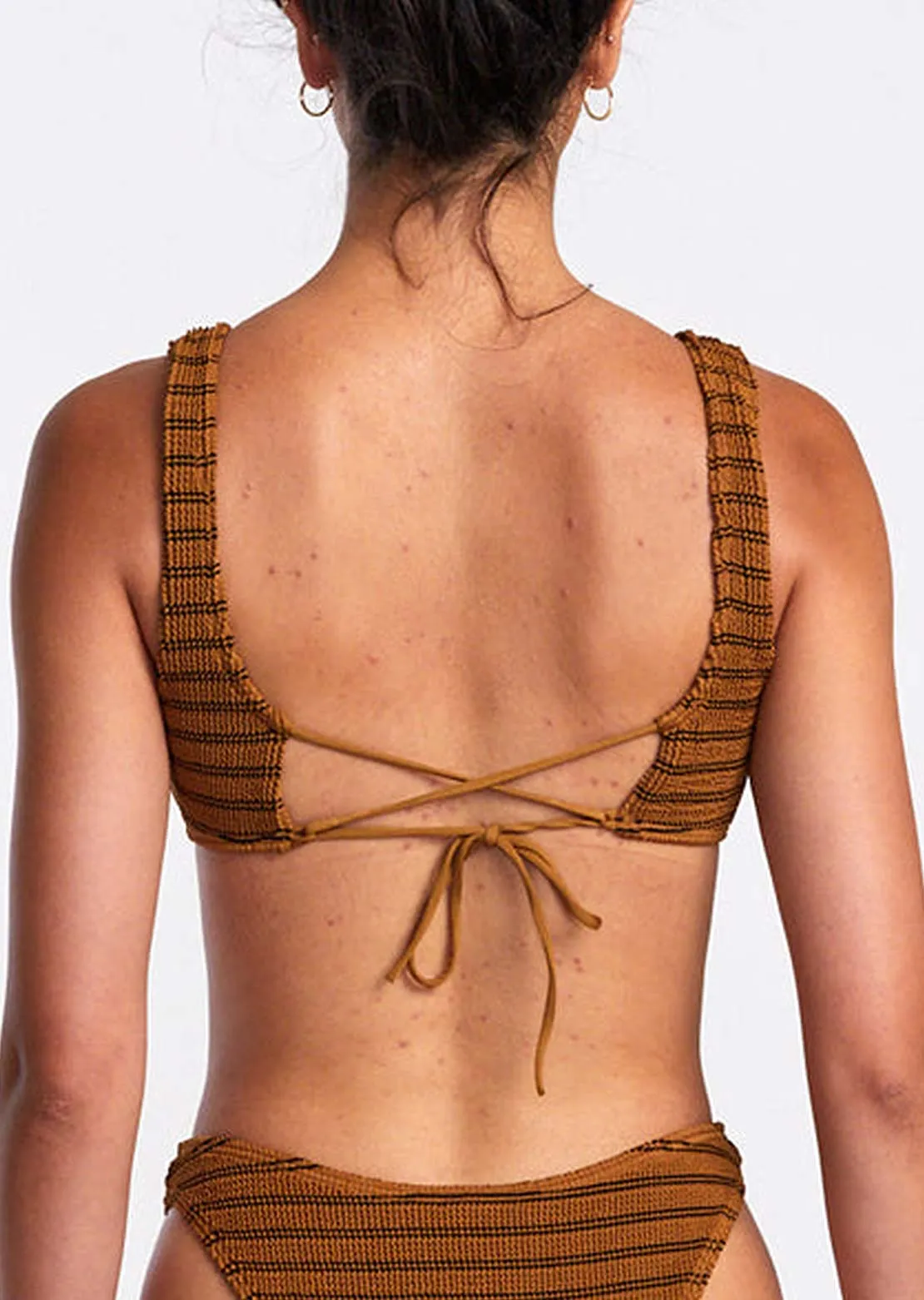 RVCA Women's Grooves Stripe Bralette sold by Prfo product image thumbnail 4