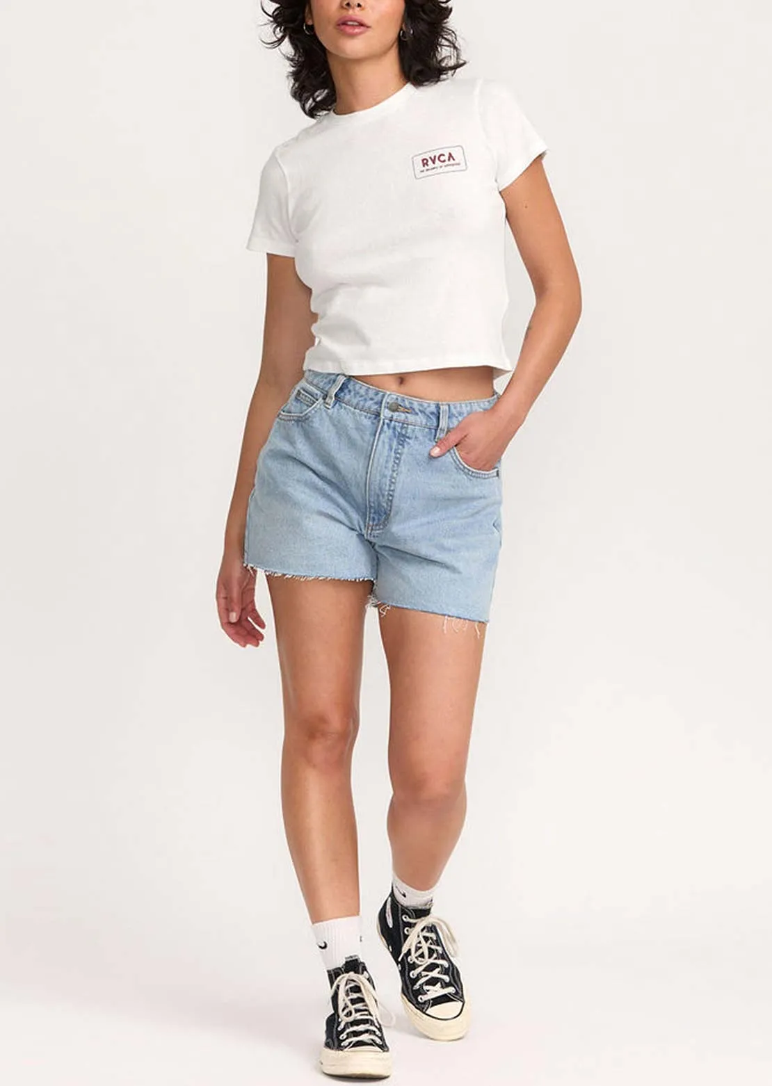 RVCA Women's Pacific Denim Shorts sold by Prfo product image thumbnail 4