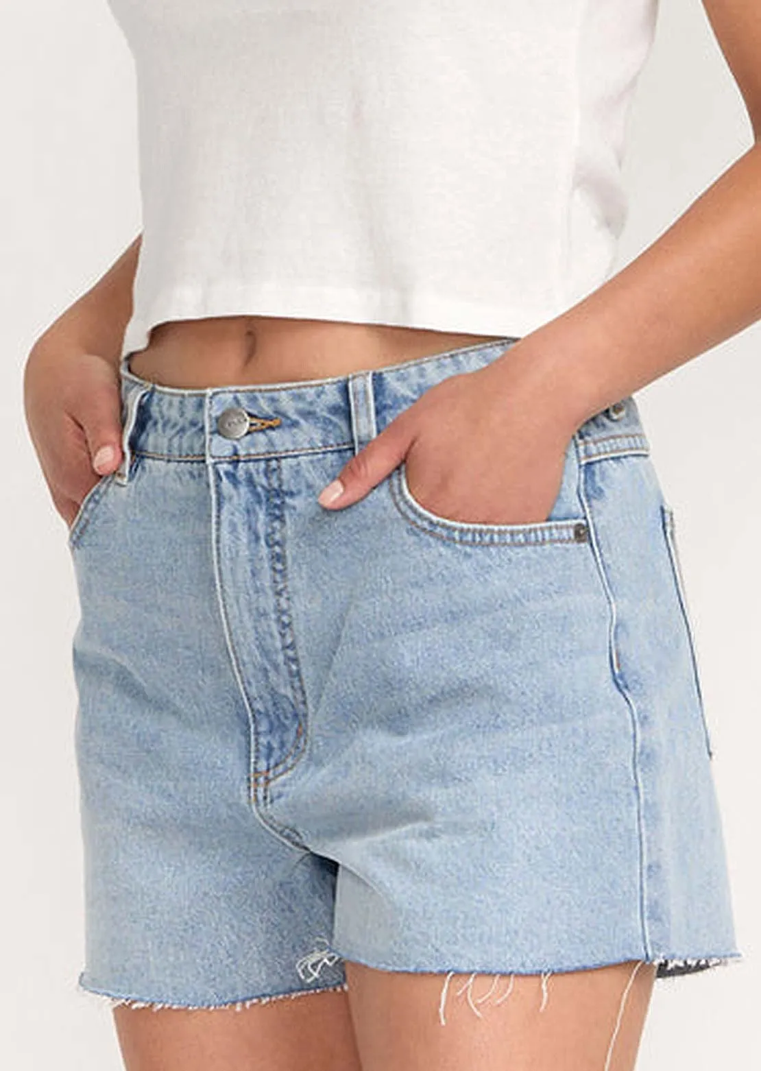 RVCA Women's Pacific Denim Shorts sold by Prfo product image thumbnail 2