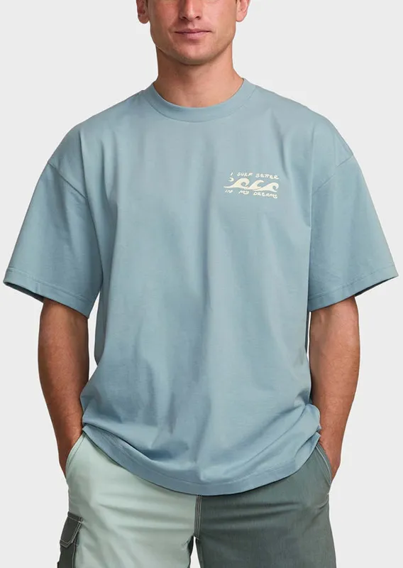 Billabong Men's I Surf Better In My Dreams T-Shirt sold by Prfo