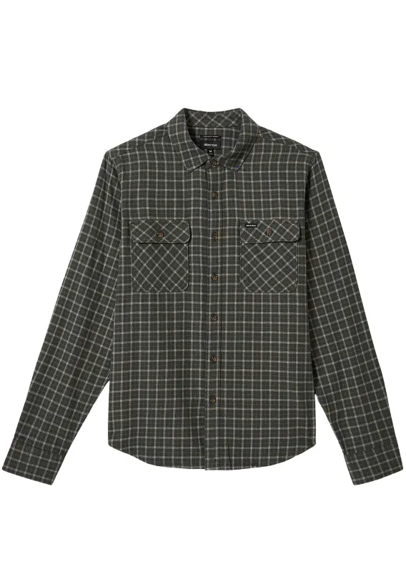 Brixton Men's Bowery Light Weight Ultra Flannel Button Up Shirts sold by Prfo