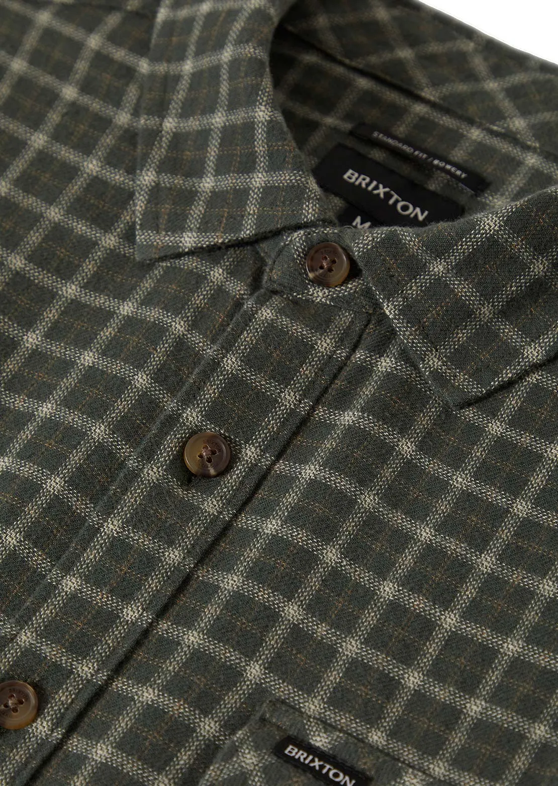 Brixton Men's Bowery Light Weight Ultra Flannel Button Up Shirts sold by Prfo product image thumbnail 3