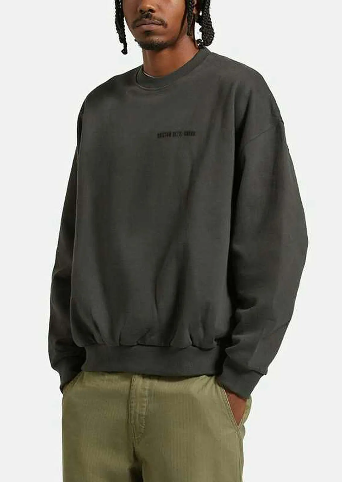 Brixton Men's Embroidered Heavy Weight Crew Longsleeve sold by Prfo product image thumbnail 2