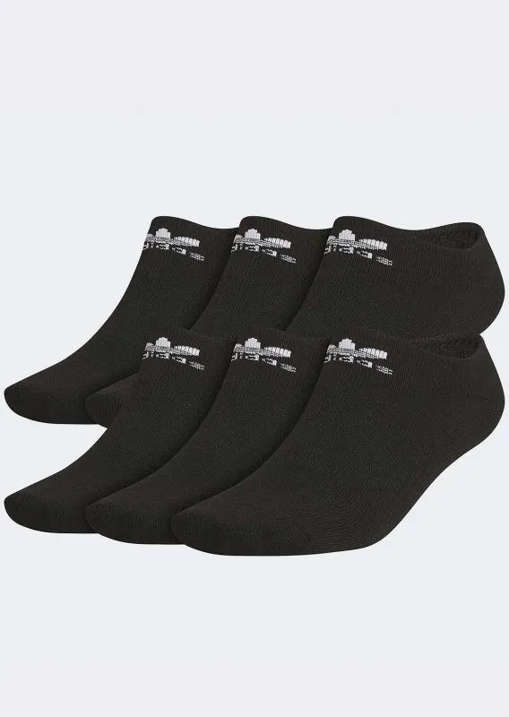 Adidas Men's Original Trefoil No Show Socks - 6 Pack sold by Prfo