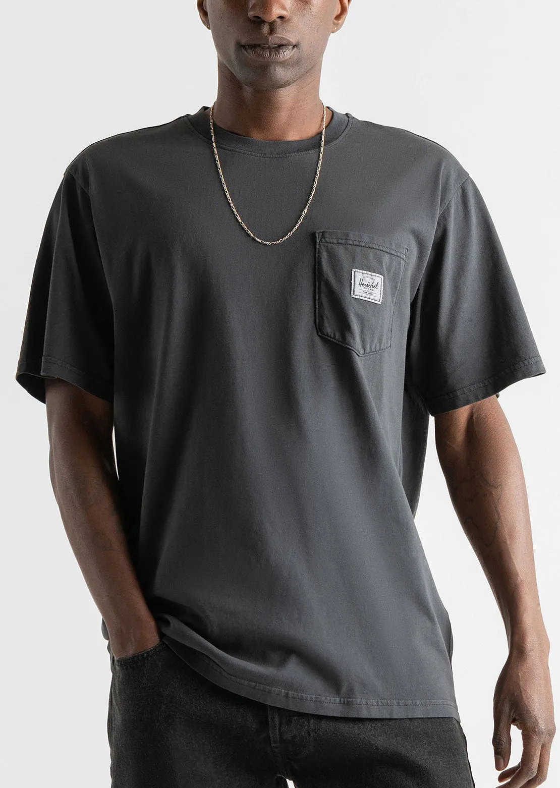 Herschel Men's Pigment Dye Pocket T-Shirt sold by Prfo product image thumbnail 3