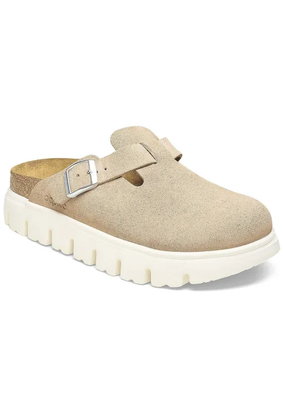 Birkenstock Women's Boston Chunky Narrow Suede Sandals sold by Prfo