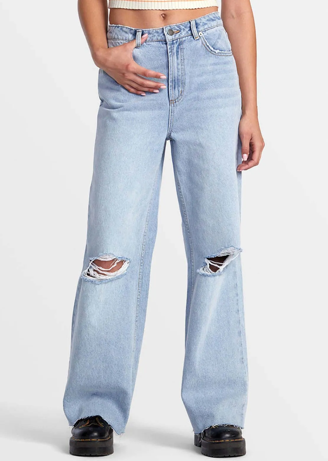RVCA Women's Coco Denim Pant sold by Prfo