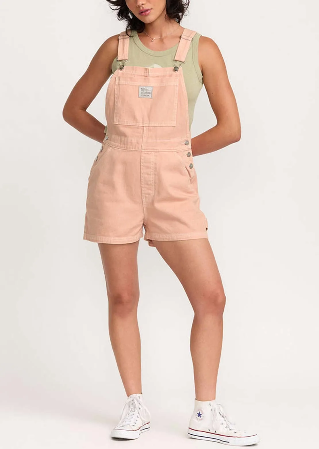 RVCA Women's Drea Overall Shorts sold by Prfo product image thumbnail 4