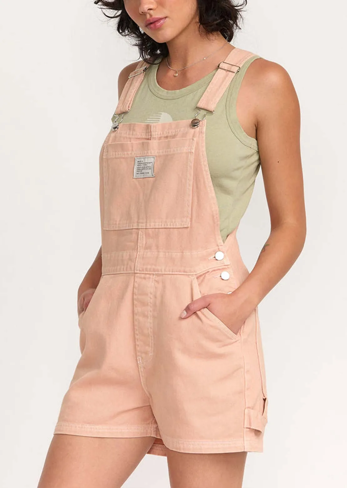 RVCA Women's Drea Overall Shorts sold by Prfo product image thumbnail 2