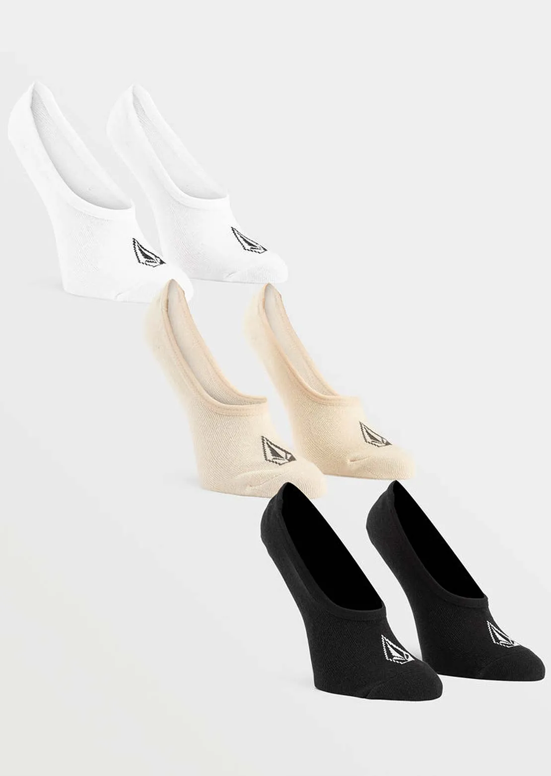 Volcom Women's Stones Nshw Sock Socks - 3 Packs sold by Prfo